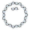 Gray Glass Necklace