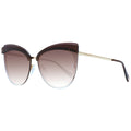 Brown Metal Sunglasses