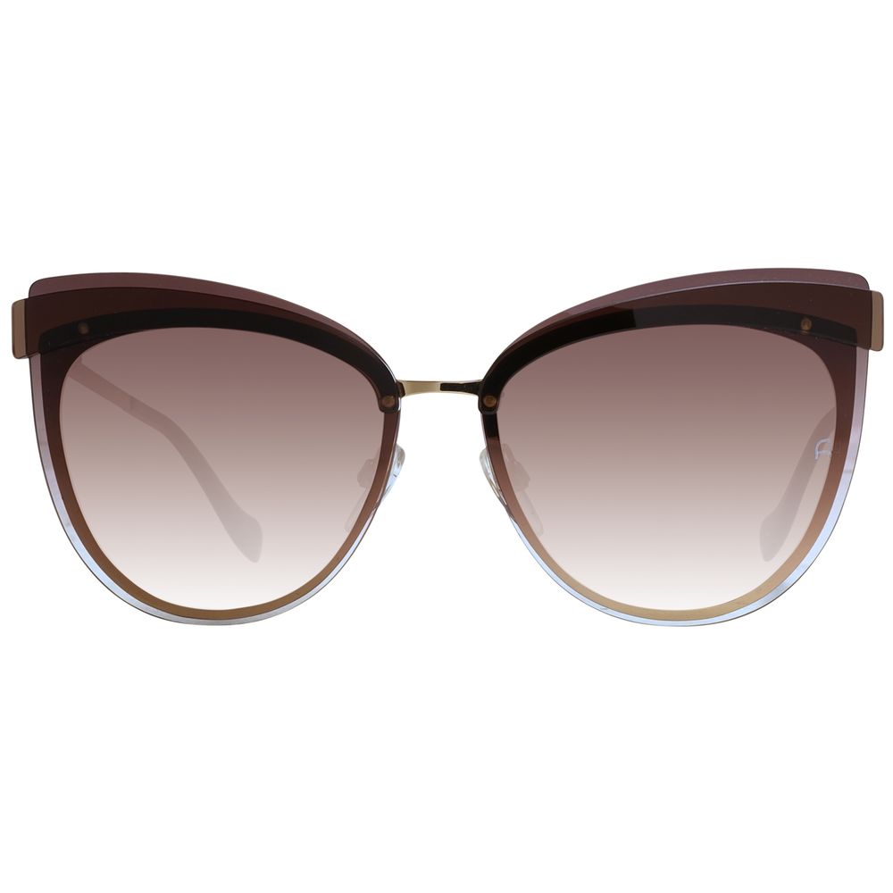 Brown Metal Sunglasses