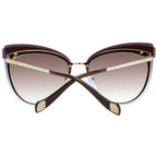 Brown Metal Sunglasses