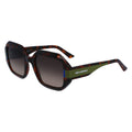 Brown Injected Sunglasses