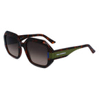 Brown Injected Sunglasses