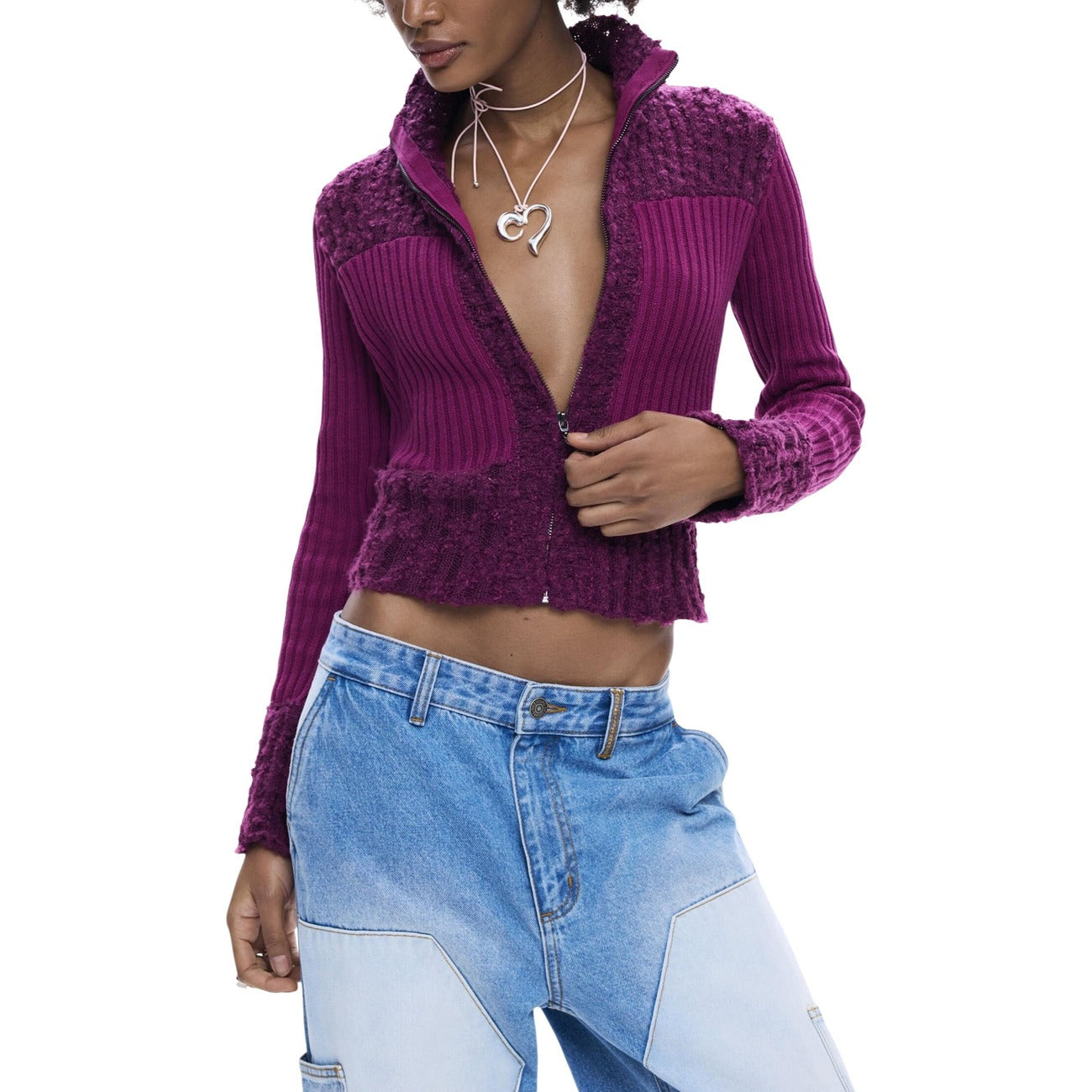 Desigual Susagstomas Megztinis