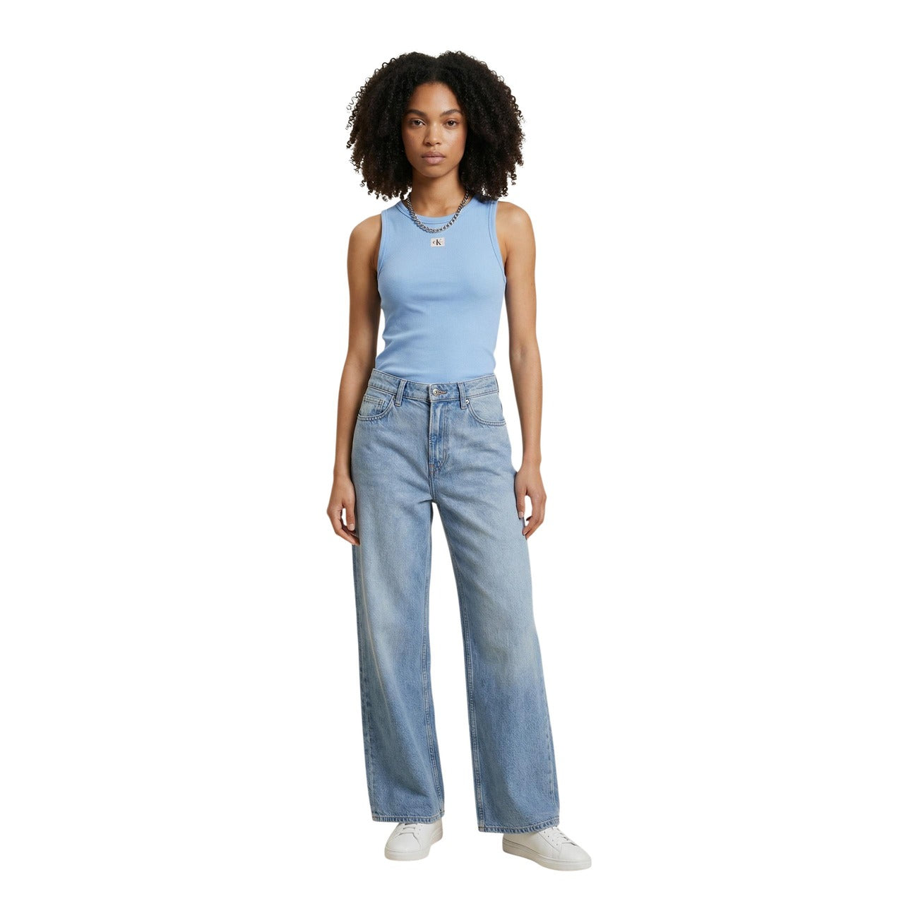 Calvin Klein Jeans Marškinėliai Be Rankovių