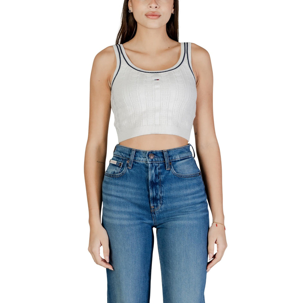 Tommy Hilfiger Jeans Marškinėliai Be Rankovių