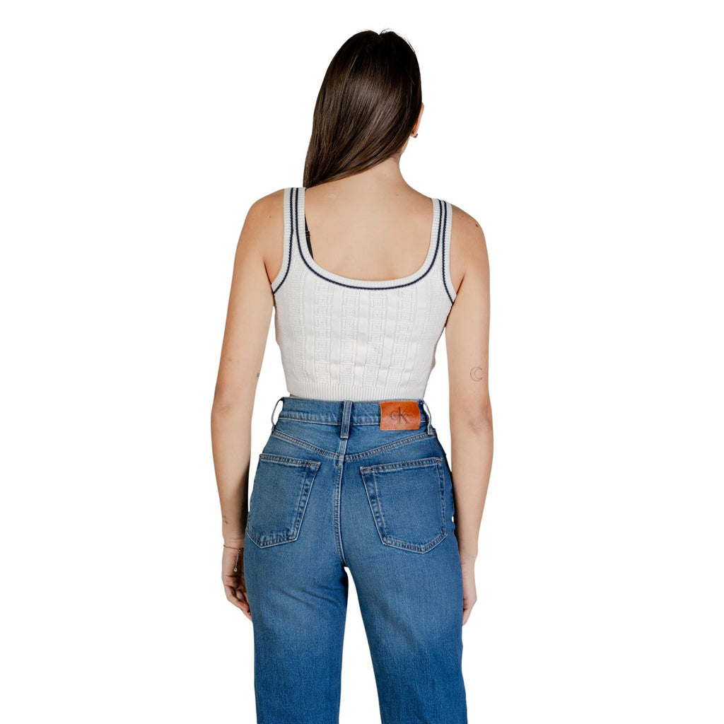 Tommy Hilfiger Jeans Marškinėliai Be Rankovių